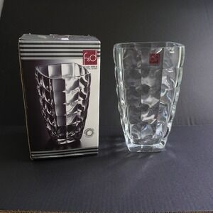 f&d Lead-Free Crystal Vase Modern Geometric Design Home Decor‎ Gift
